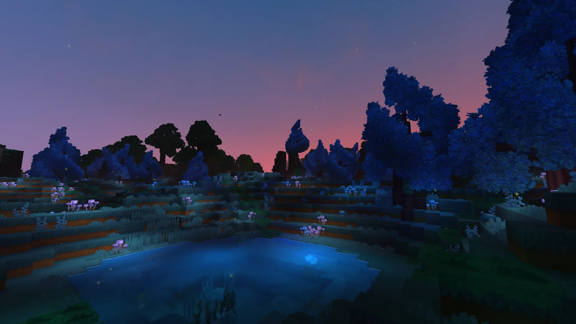 Twilight in the Azure Forest