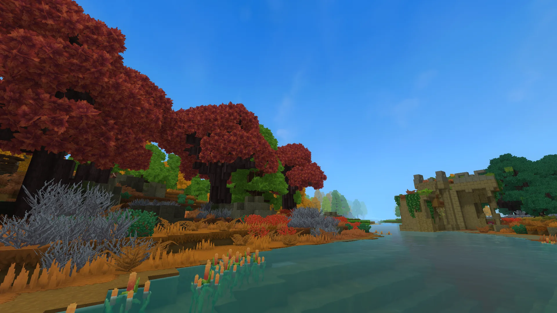 Autumn River Ruins